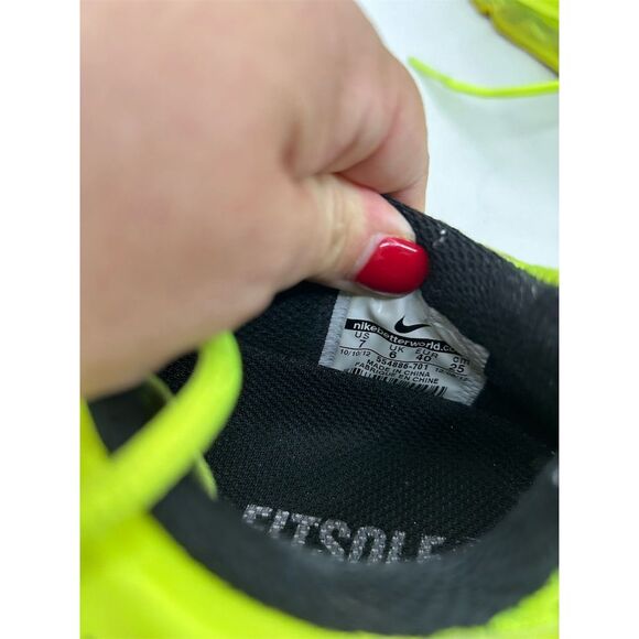 Nike Air Max 2013 Women's Running Shoes Volt Neon Yellow Size 7 - Picture 9 of 9